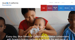 Desktop Screenshot of blueshieldcafoundation.org